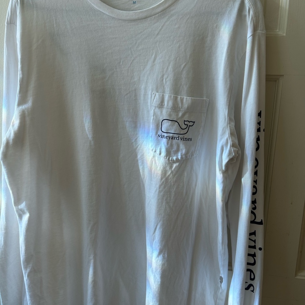 Vineyard Vines Classic White Long Sleeve Tee